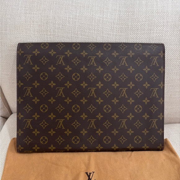 Authentic Louis Vuitton Pochette Ministre 1970s documents case - Picture 2 of 13